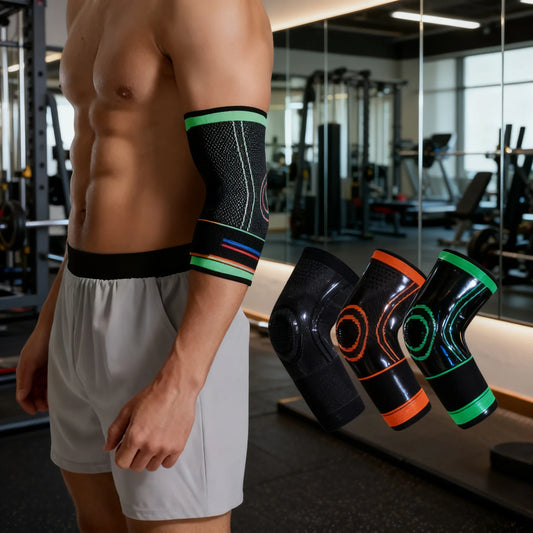 Sports Elbow Protector for Men and Women, Joint Sleeve Protector Arm Sheath, Tennis Elbow Belt Strap Pressurized Winding