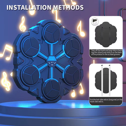 Smart Music Boxing Machine Home Wall Target Children'S Strike Reaction Indoor Electronic Target Sanda Training Device