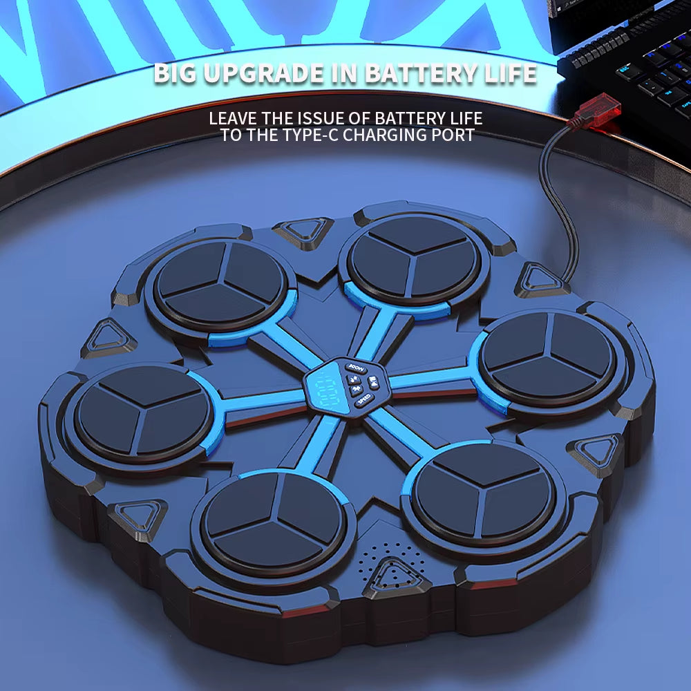 Smart Music Boxing Machine Home Wall Target Children'S Strike Reaction Indoor Electronic Target Sanda Training Device