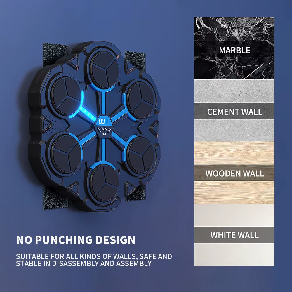 Smart Music Boxing Machine Home Wall Target Children'S Strike Reaction Indoor Electronic Target Sanda Training Device