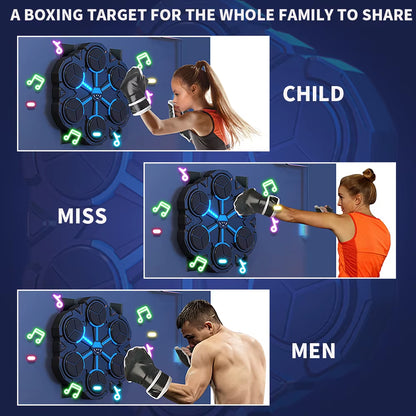 Smart Music Boxing Machine Home Wall Target Children'S Strike Reaction Indoor Electronic Target Sanda Training Device