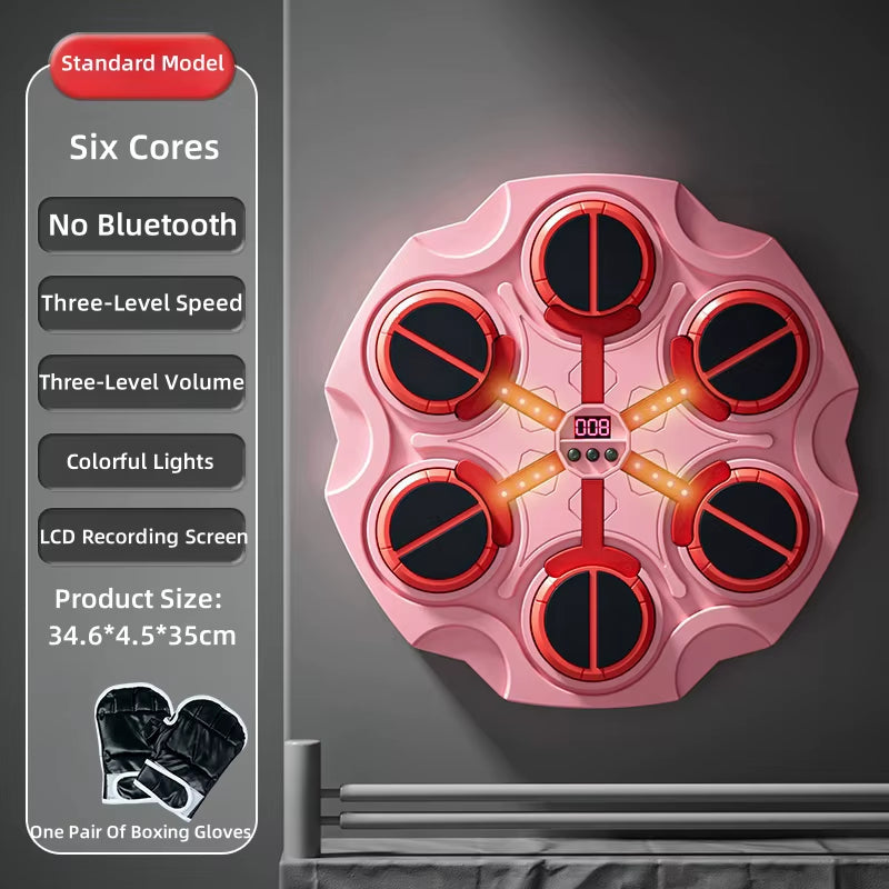 Smart Music Boxing Machine Home Wall Target Children'S Strike Reaction Indoor Electronic Target Sanda Training Device